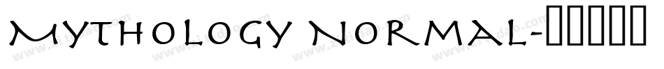 Mythology Normal字体转换